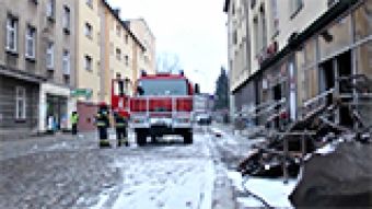 Klub doszczętnie spalony