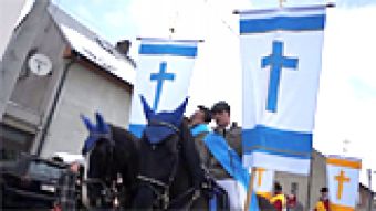 Procesja w dzielnicy Raciborza