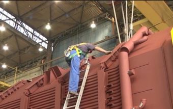 Transport prototypowego kotła