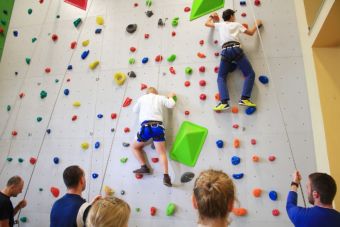 Otwarcie ścianki wspinaczkowej