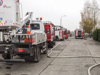 Pożar domów na Skłodowskiej
