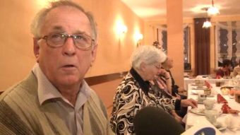 Gmina Nędza - łamanie się opłatkiem