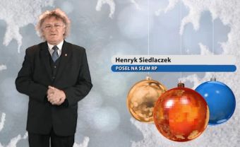 Życzenia świąteczne posła H. Siedlaczka