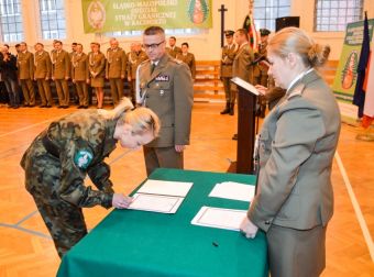 Ślubowanie w straży granicznej