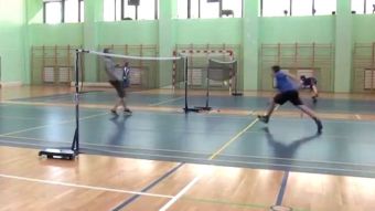 Badminton w hali RAFAKO