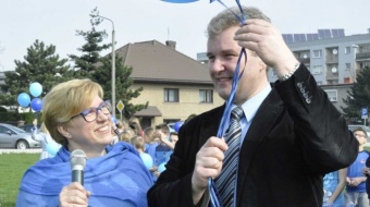 Szkoły na Ostrogu na niebiesko