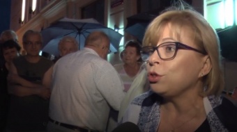 Wolne sądy - protest w Raciborzu