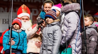 Mikołaj ze strażakami