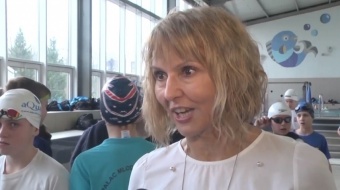 Zawody pływackie w ZSOMS