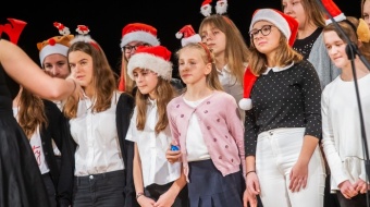 Wspólne kolędowanie SP4 i ILO