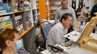 Wystawa Amunu w bibliotece