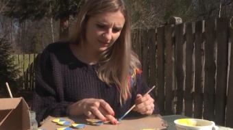 Gliniane serduszka za pomoc