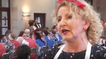 Szkubanie pierza w Tworkowie