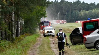Ćwiczenia strażackie w Kuźni Raciborskiej