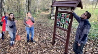 Nowa ścieżka w Arboretum