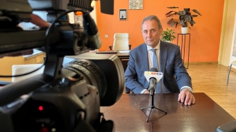 Konferencja prasowa w szpitalu