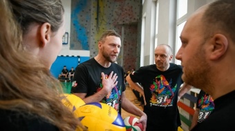 Siatkarze zagrali z orkiestrą