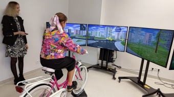 Otwarcie rowerowni w SP1