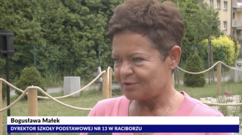 Ogród deszczowy w raciborskiej podstawówce