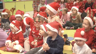 Spotkanie przedszkolaków ze św. Mikołajem