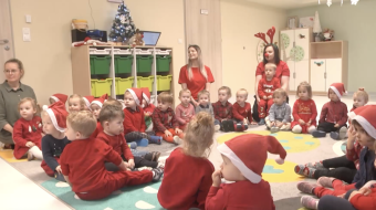 Św. Mikołaj w żłobku