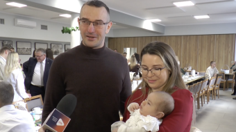 Powitanie najmłodszych w Krzyżanowicach