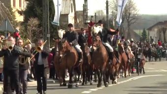 Procesja konna w Bieńkowicach