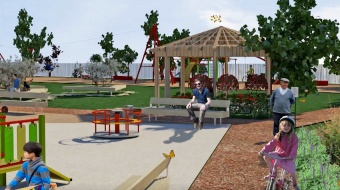 Park jordanowski w budowie