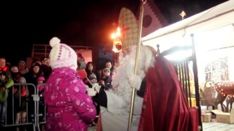 Mikołaj ze strażakami 2015