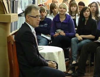 Prezydent rozmawiał z młodzieżą